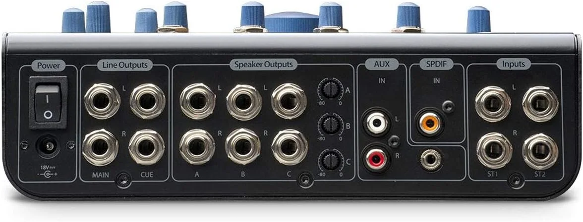 کنترلر مانیتور و هدفون Presonus Monitor Station V2 + 2 عدد کابل جک Keedprum کنترلر مانیتور و هدفون Presonus Monitor Station V2 + 2 عدد کابل جک Keedprum