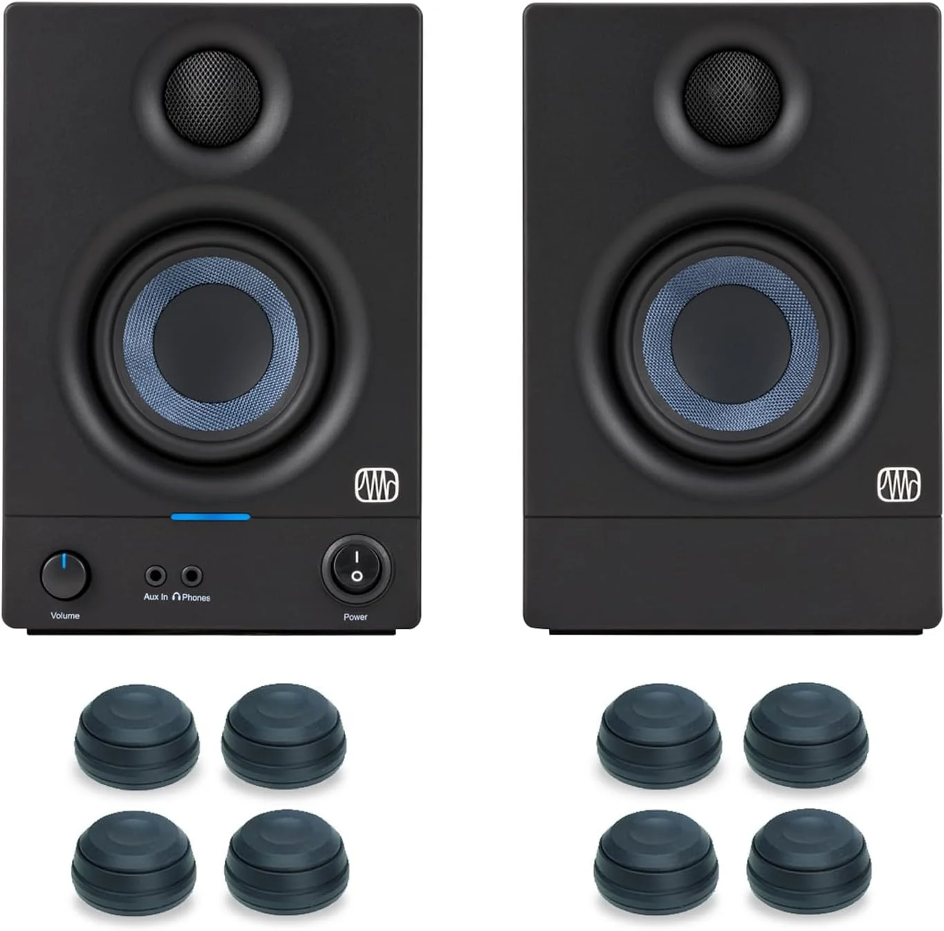 اسپیکر مانیتورینگ استودیویی اکتیو پریسونوس Eris 3.5 نسل دوم + پایه لرزه گیر keepdrum