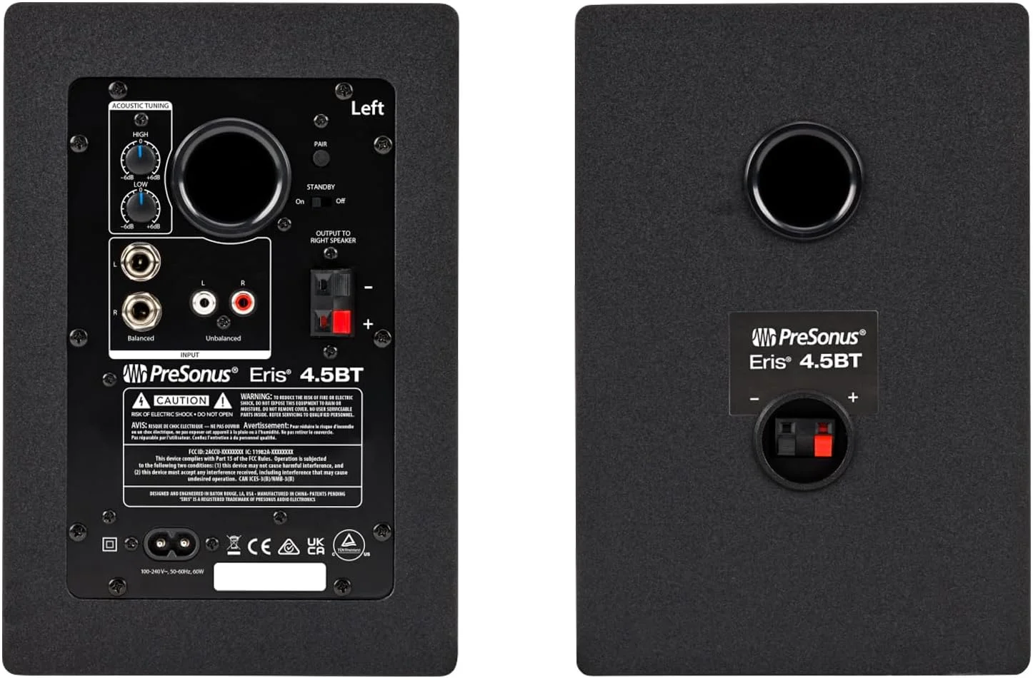 اسپیکرهای مانیتورینگ استودیویی بلوتوثی اکتیو PreSonus Eris 4.5BT نسل دوم مشکی + پایه های اسپیکر keepdrum اسپیکرهای مانیتورینگ استودیویی بلوتوثی اکتیو PreSonus Eris 4.5BT نسل دوم مشکی + پایه های اسپیکر keepdrum