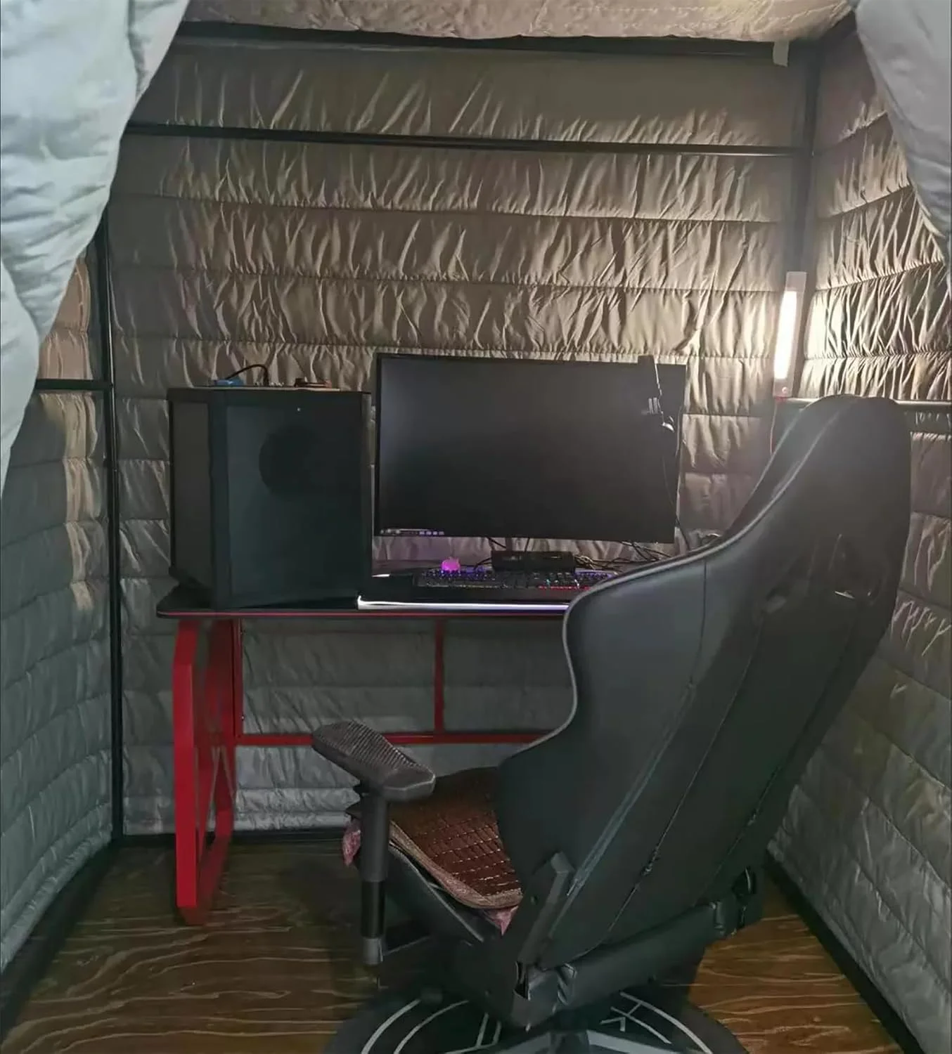 اتاقک آکوستیک قابل حمل برای ضبط صدا، اتاقک استودیو خانگی، اتاقک عایق صدا، صفحه عایق 360 درجه، نصب آسان، برای ضبط موسیقی خانگی، پاپ اتاقک آکوستیک قابل حمل برای ضبط صدا، اتاقک استودیو خانگی، اتاقک عایق صدا، صفحه عایق 360 درجه، نصب آسان، برای ضبط موسیقی خانگی، پاپ