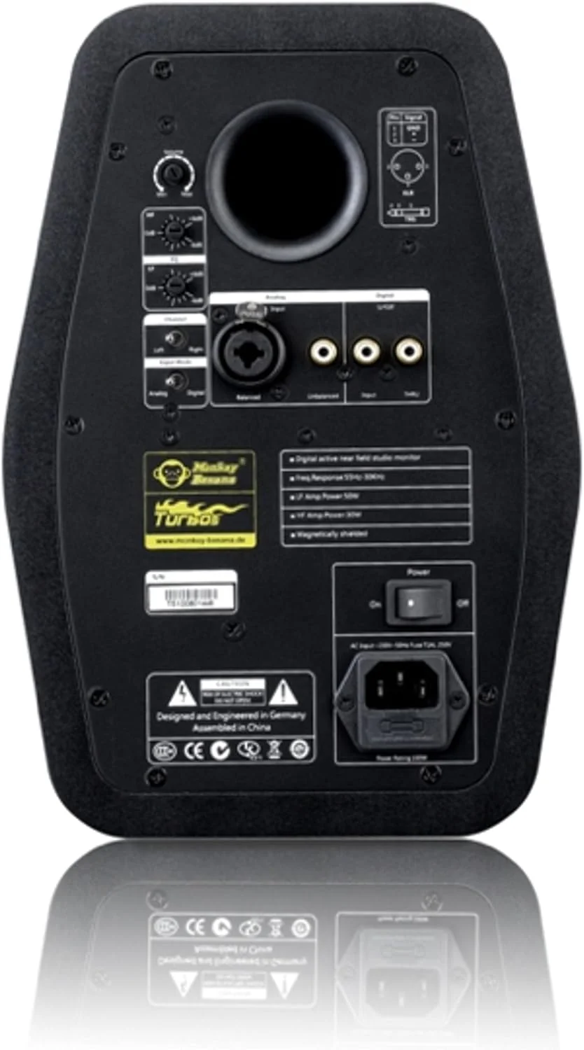 مانیتور استودیویی فعال توربو 5 (مشکی) مانیتور استودیویی فعال توربو 5 (مشکی)