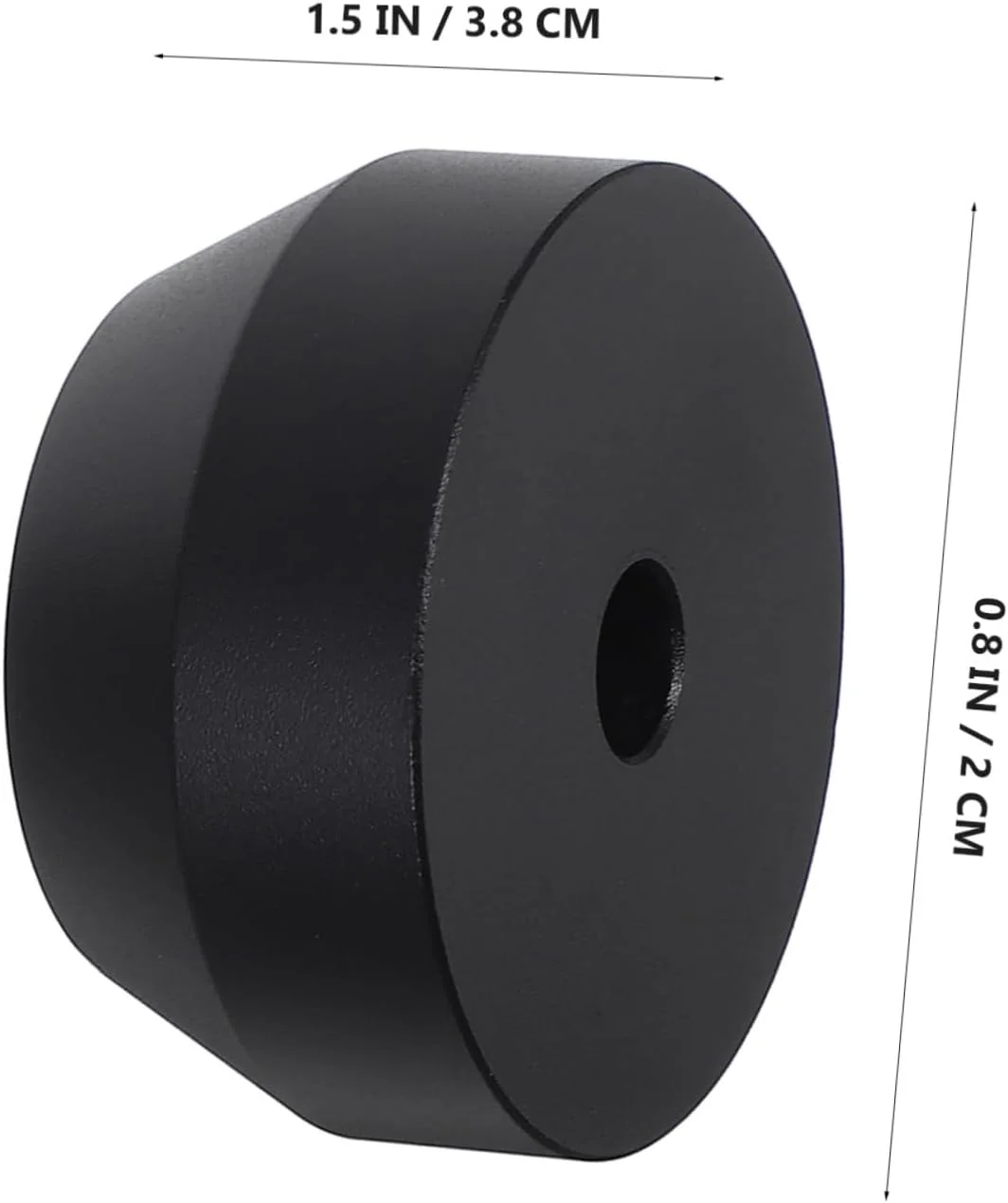 تثبیت کننده صفحه گرام آلومینیومی Milisten با آداپتور بزرگ برای صفحات گرامافون، وضوح صدا را بهبود می بخشد و نویز را در هنگام پخش به حداقل می رساند