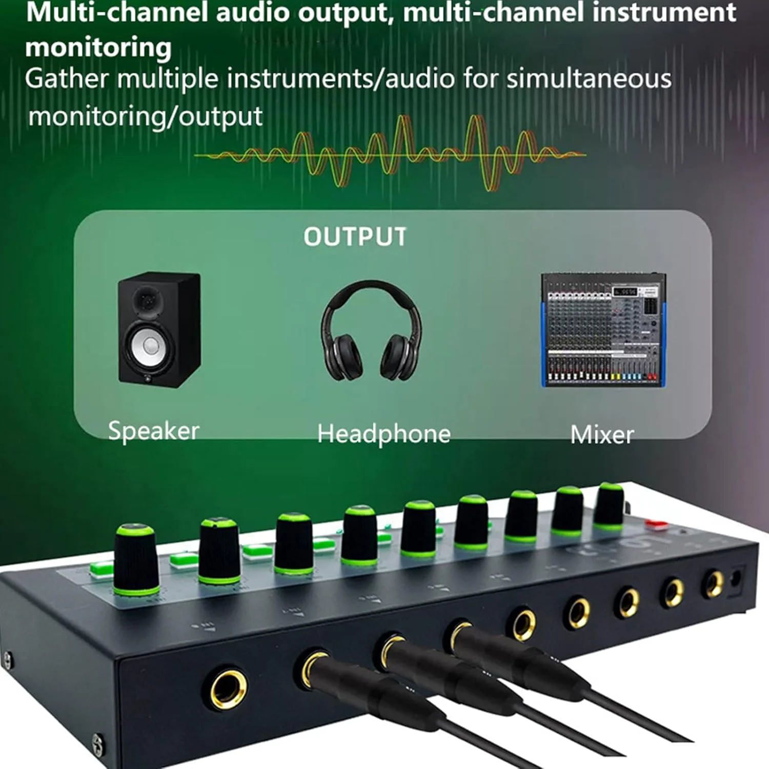 میکسر فلزی جمع و جور 4 کاناله با 6 جک 35 میلی متری برای استودیو و اجرای زنده میکسر فلزی جمع و جور 4 کاناله با 6 جک 35 میلی متری برای استودیو و اجرای زنده