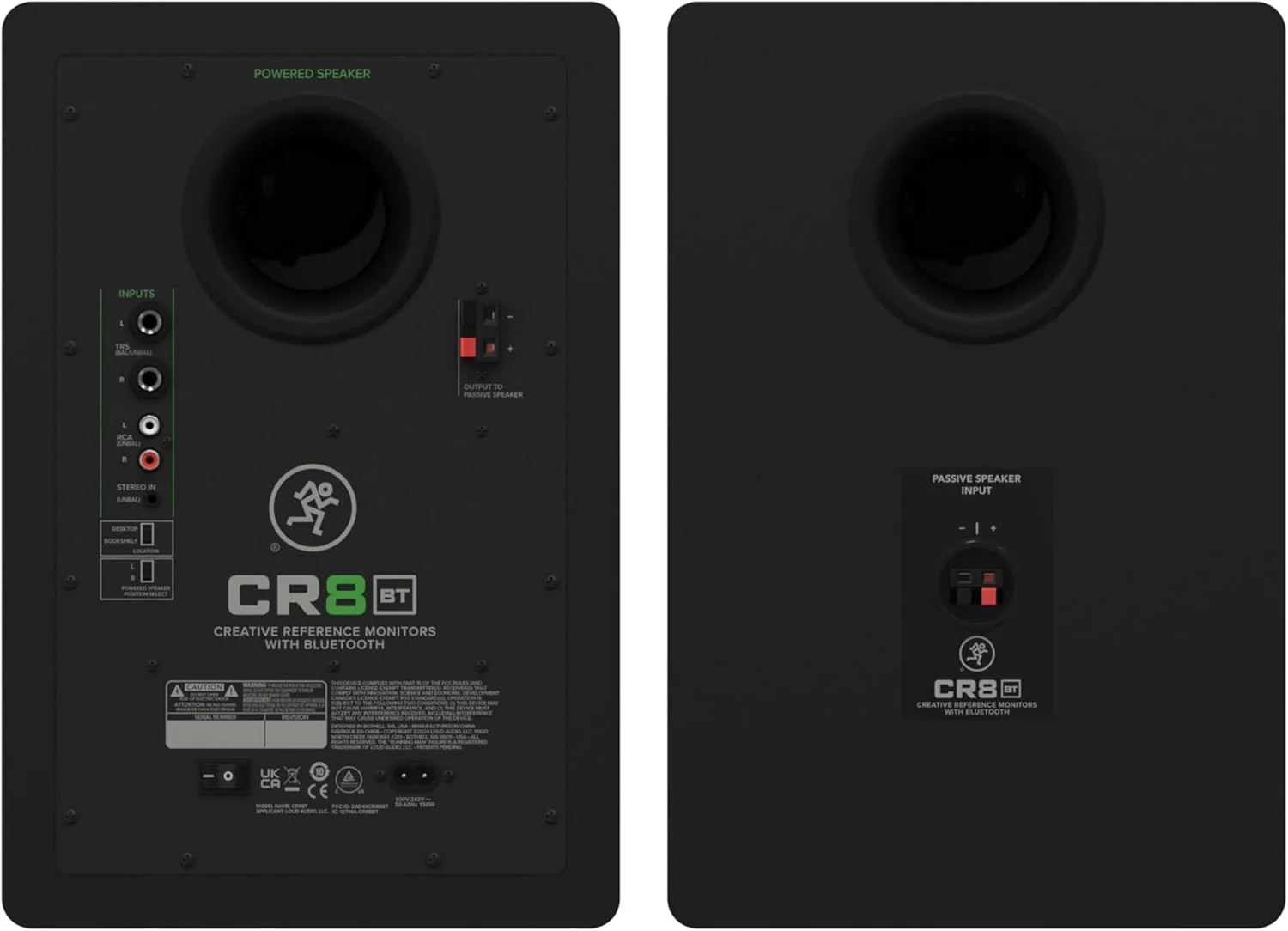 مانیتورهای استودیویی اکتیو 8 اینچی Mackie CR8BT با کنترل صدا و بلوتوث®