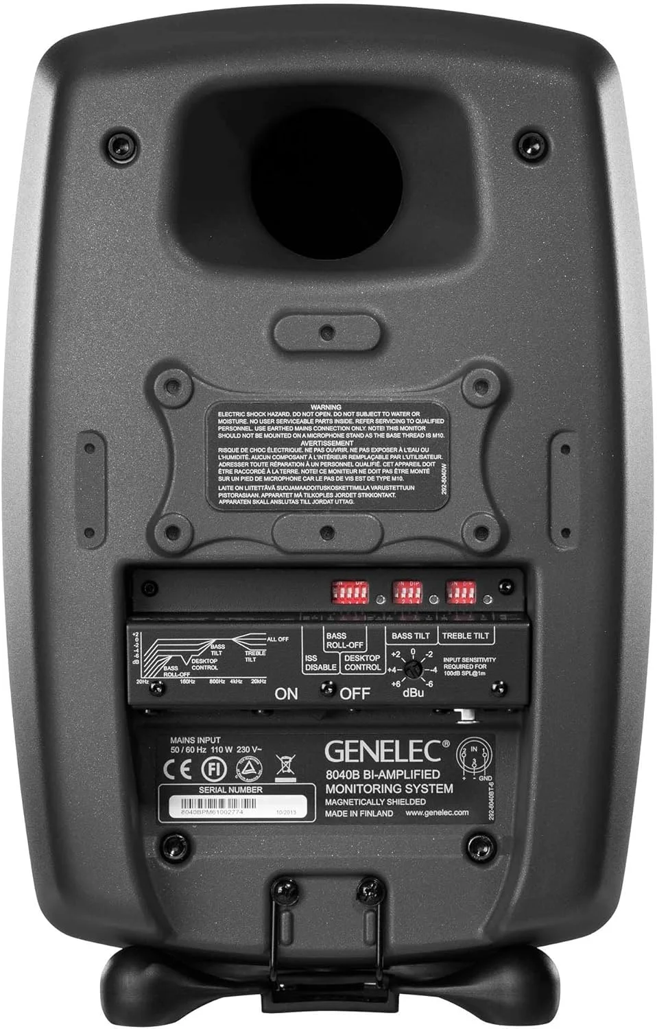 مانیتور استودیویی آلومینیومی Genelec 8040BRWM (تک واحدی)