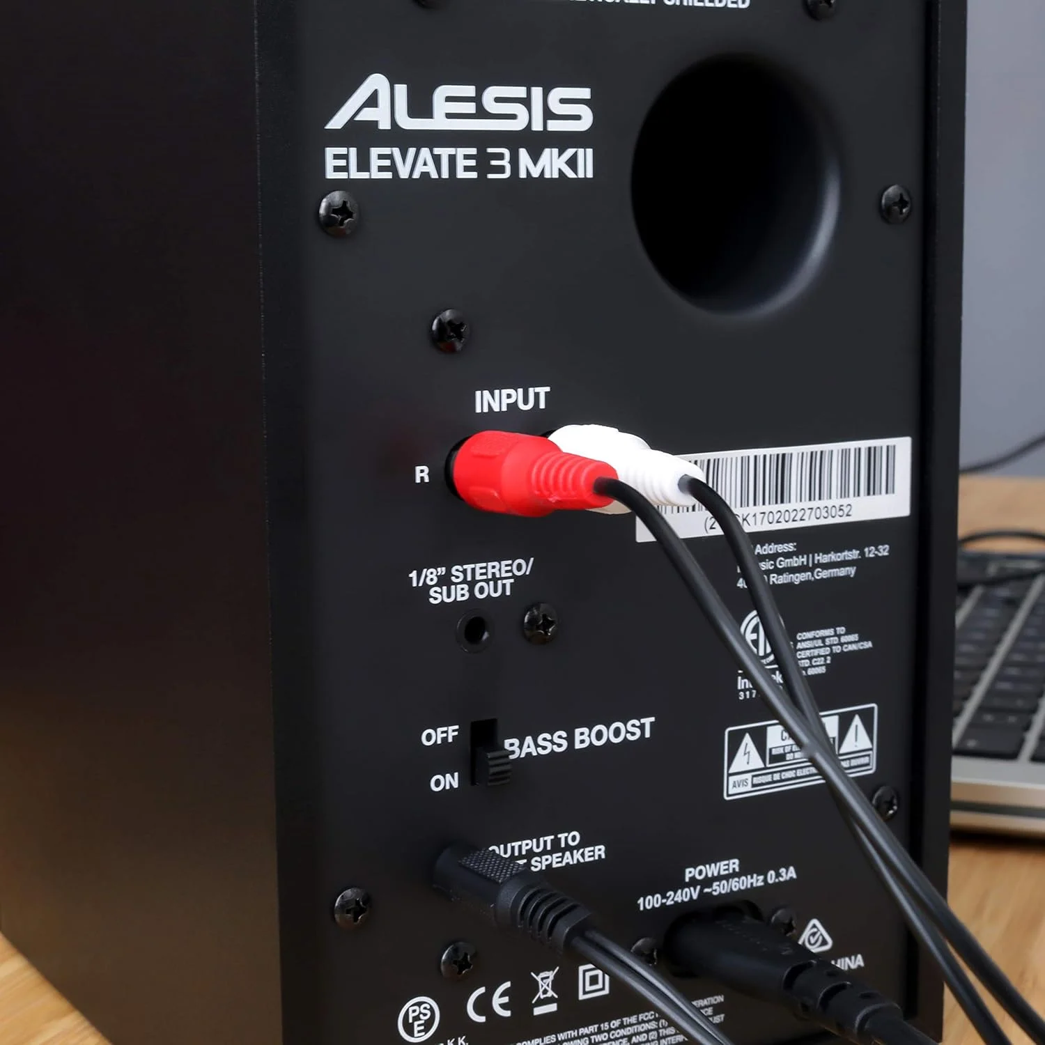 Alesis Elevate 3 MKII - اسپیکرهای استودیویی اکتیو رومیزی برای استودیوهای خانگی/ویرایش ویدئو/گیمینگ و دستگاه های موبایل