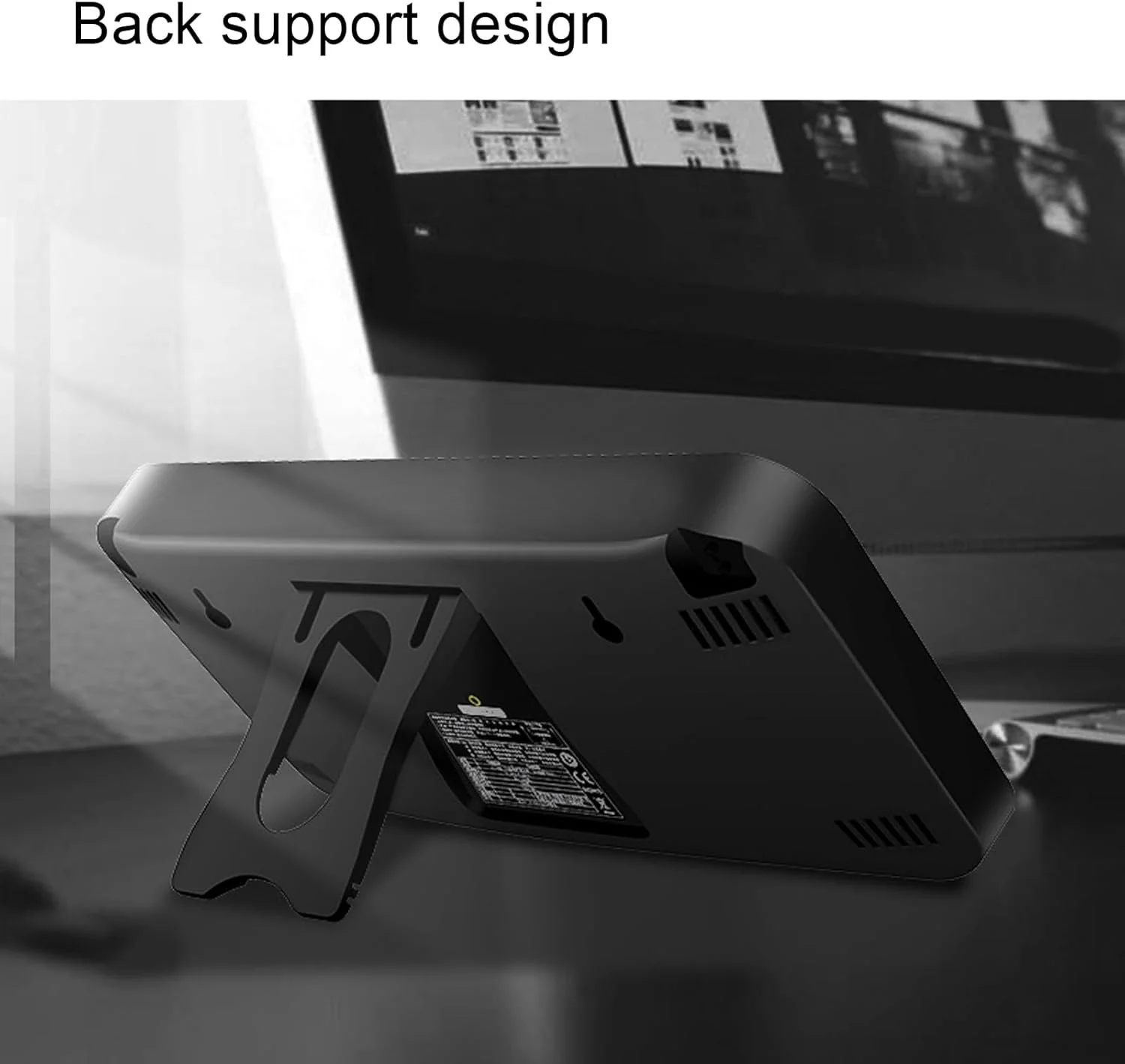 دستگاه دسی بل سنج Cryfokt، قابل نصب روی دیوار و رومیزی - مانیتور نویز سنج صدا با آلارم و نمایشگر LED برای خانه، استودیو، کارخانه