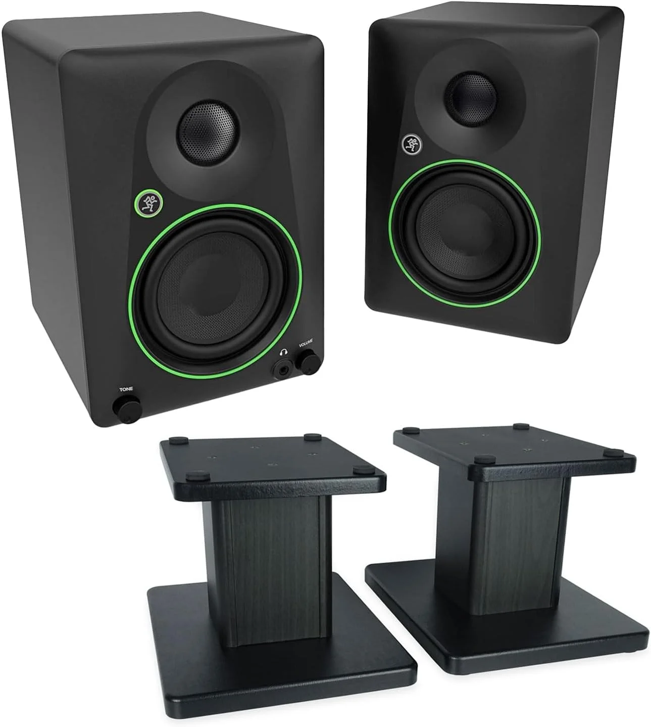 مانیتورهای استودیویی اکتیو 2-way مکی CR4.5BT با بلوتوث به همراه پایه مانیتور keepdrum