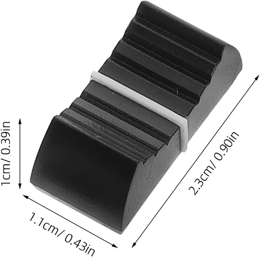 Cabilock 12 عدد کلاهک لغزنده میکسر کوچک، دکمه های فیدر جایگزین پتانسیومتر رنگارنگ برای کنسول های تنظیم صدا، کاربرد چند منظوره