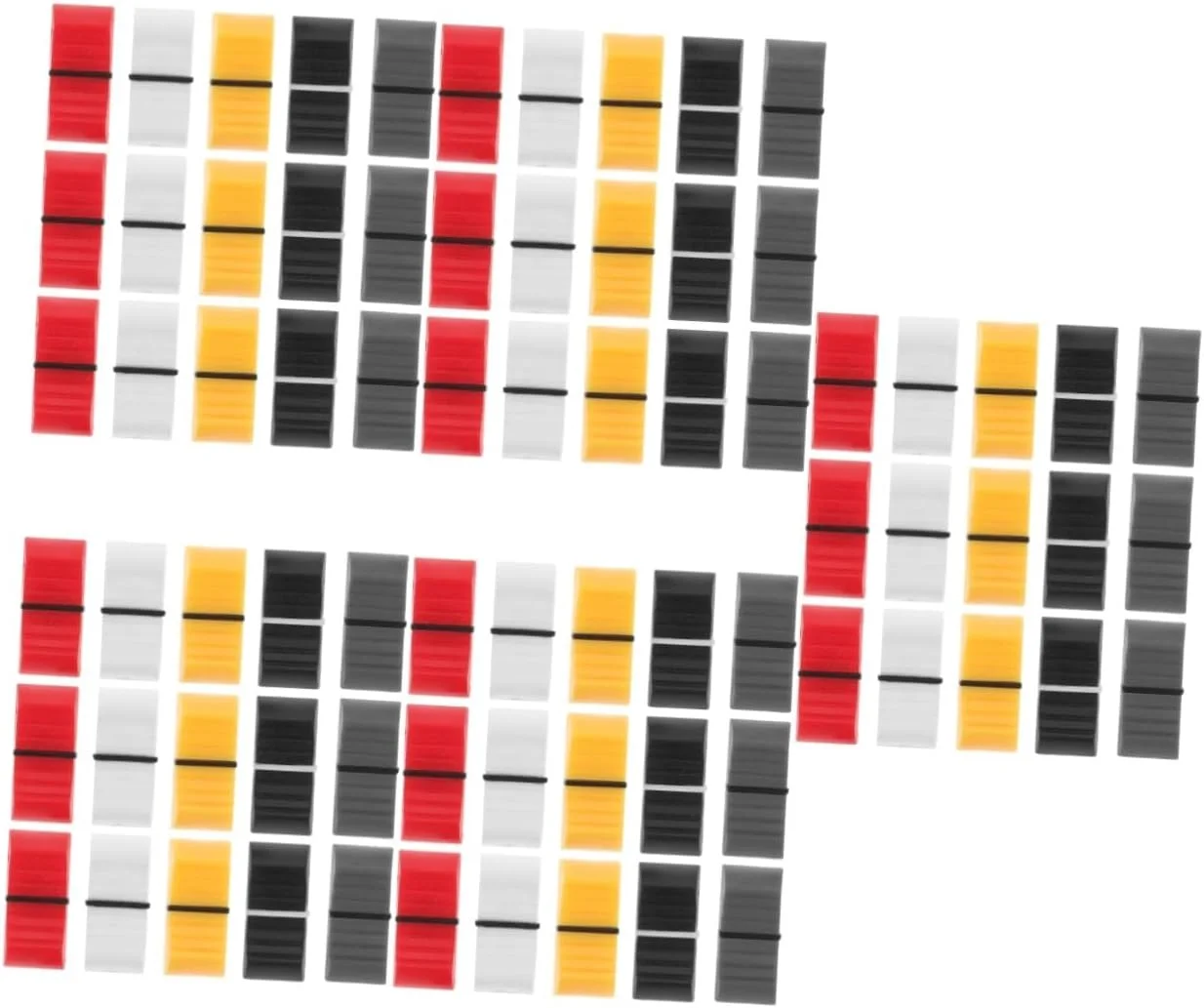 ۲۵۰ عدد درپوش اسلایدر BESTonZON، کلاهک های جایگزین برای میکسر کنسول، تناسب دقیق، بادوام و رنگارنگ برای تنظیمات دی جی و تنظیمات صدا