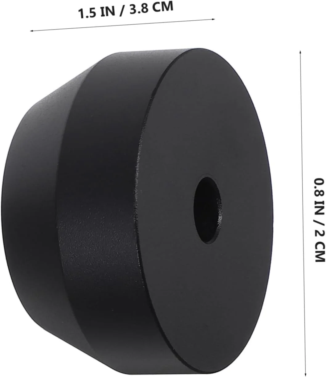 آداپتور صفحه گرامافون BESPORTBLE، تثبیت کننده جایگزین، لوازم جانبی گرامافون، وزنه صفحه برای لوازم جانبی وینیل برای گرامافون، وزنه صفحه برای مشکی