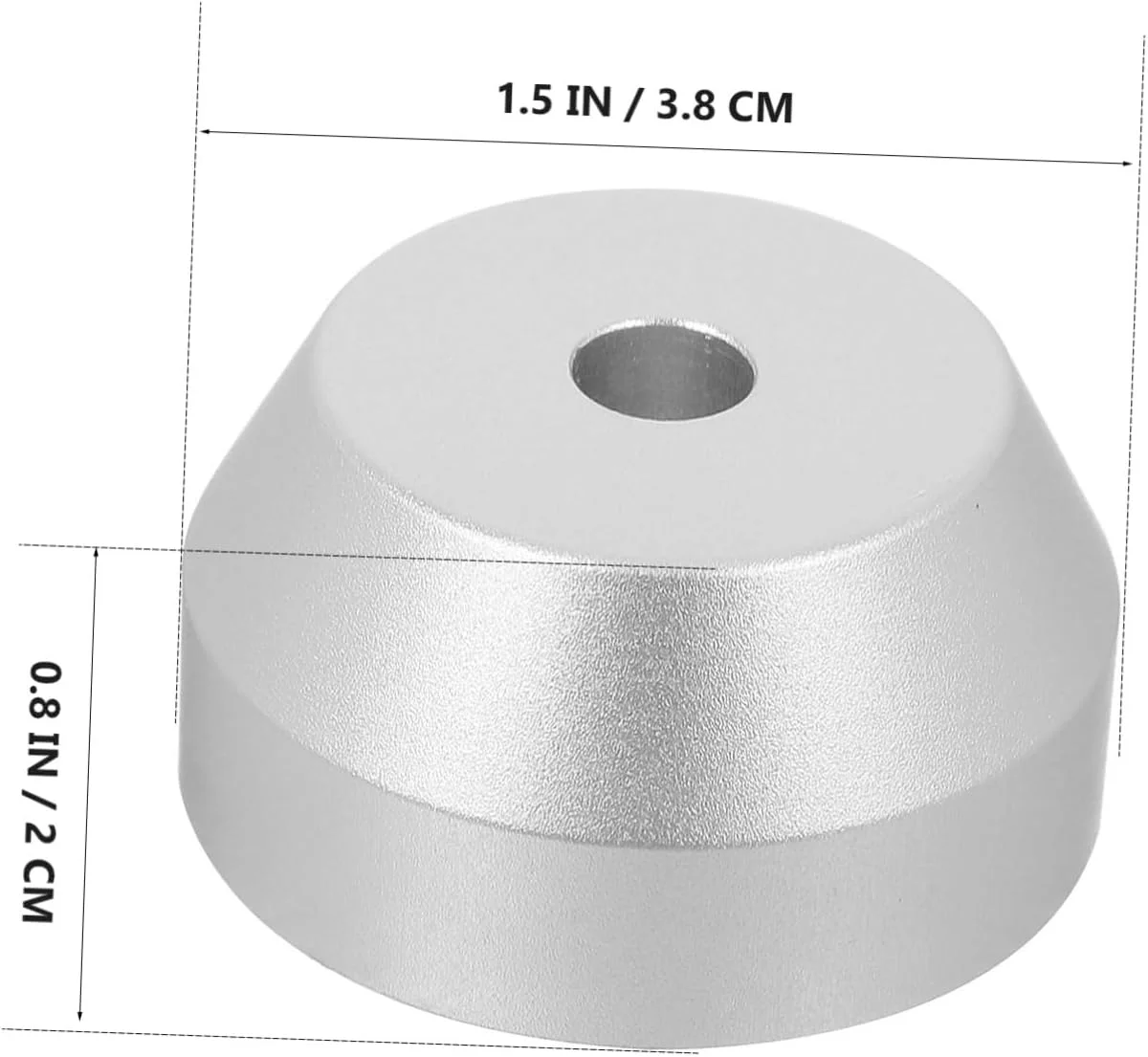 آداپتور تثبیت کننده صفحه گرامافون وینیل جهانی BESTonZON برای صفحه گردان بزرگتر و پایدارتر، آداپتور وزنه برای بهبود کیفیت صدا و کاهش لرزش