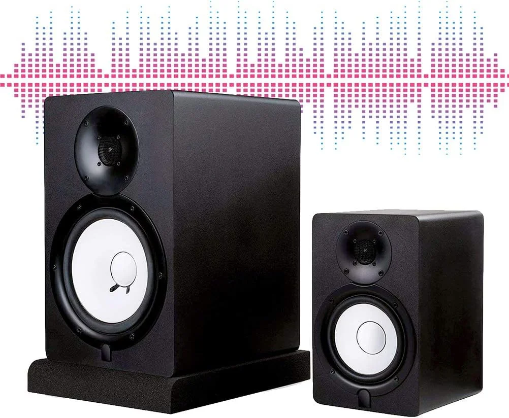 پدهای عایق مانیتور استودیویی 2 عددی، پدهای عایق مانیتور استودیویی فوم آکوستیک با چگالی بالا (30 * 20 * 4.5 سانتی متر) پدهای عایق مانیتور استودیویی 2 عددی، پدهای عایق مانیتور استودیویی فوم آکوستیک با چگالی بالا (30 * 20 * 4.5 سانتی متر)