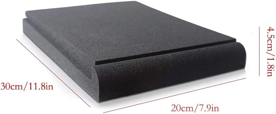 پدهای عایق مانیتور استودیویی 2 عددی، پدهای عایق مانیتور استودیویی فوم آکوستیک با چگالی بالا (30 * 20 * 4.5 سانتی متر) پدهای عایق مانیتور استودیویی 2 عددی، پدهای عایق مانیتور استودیویی فوم آکوستیک با چگالی بالا (30 * 20 * 4.5 سانتی متر)