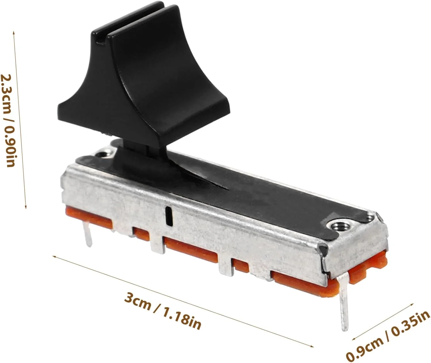 پتانسیومتر الکترونیکی BESPORTBLE، 4 عدد، برای میکسر DJ و تنظیمات صدا، طراحی قوی، استفاده آسان برای کاربردهای مختلف