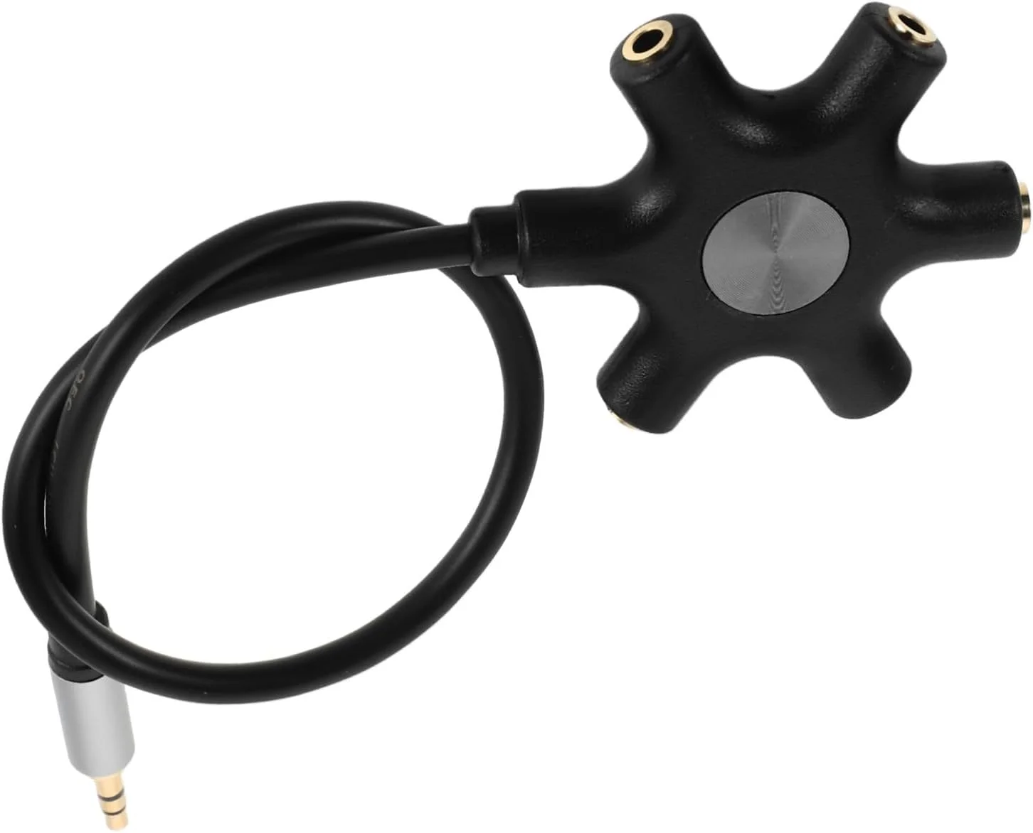 تقسیم کننده صوتی هدفون Toyvian به آداپتور برای هدست و بلندگو، طراحی Plug and Play برای استفاده آسان در مهمانی ها و اشتراک گذاری موسیقی