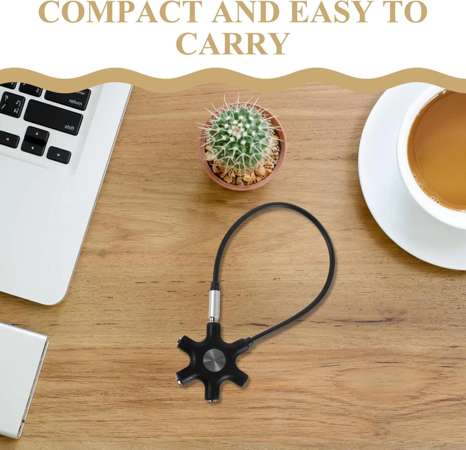 تقسیم کننده صوتی هدفون Toyvian به آداپتور برای هدست و بلندگو، طراحی Plug and Play برای استفاده آسان در مهمانی ها و اشتراک گذاری موسیقی