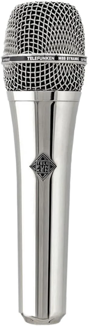 میکروفون دینامیک Telefunken M80 Chrome + کابل XLR 6 متری میکروفون دینامیک Telefunken M80 Chrome + کابل XLR 6 متری