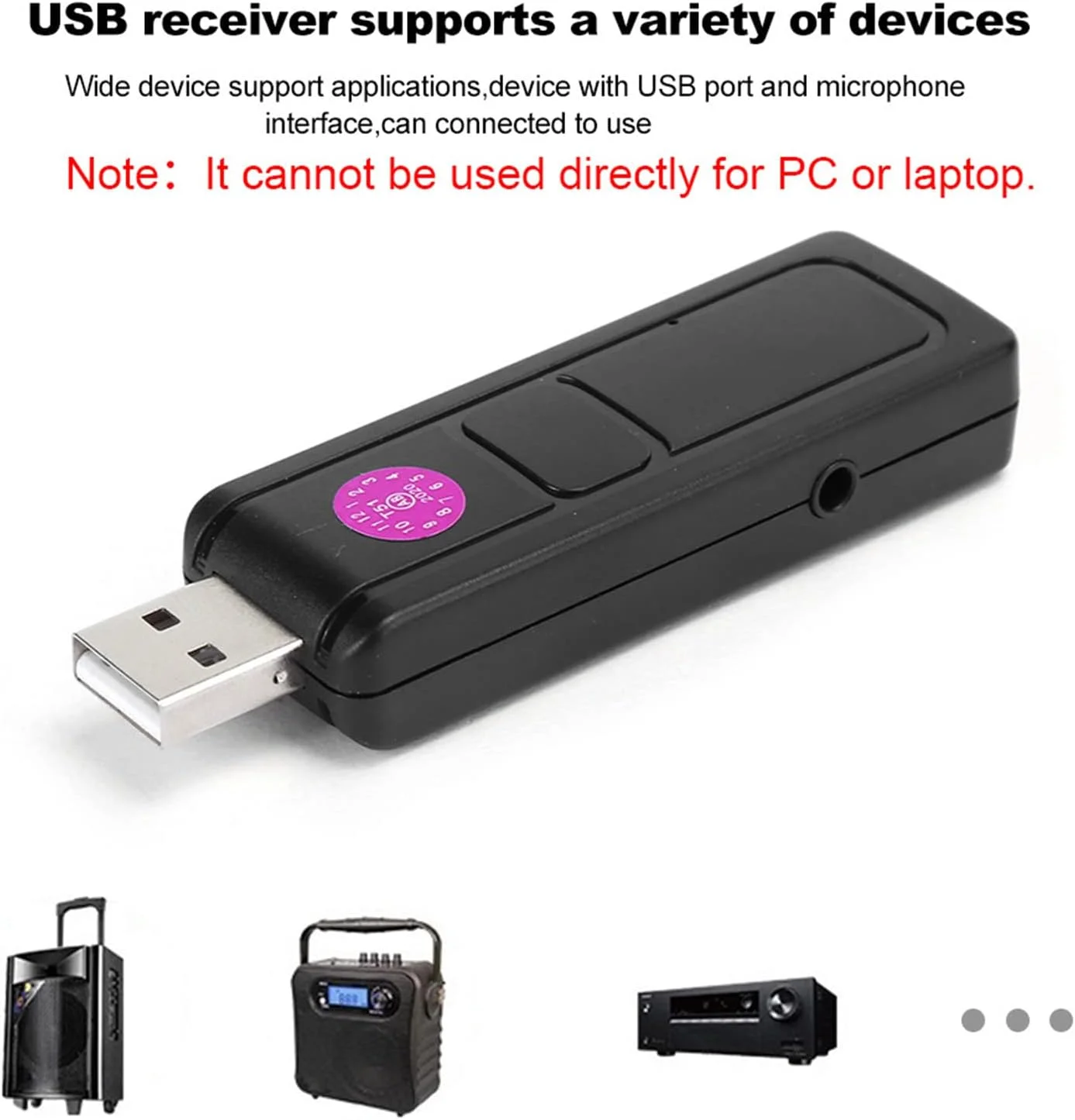 میکروفون یونیورسال VHF 2 در 1، میکروفون داینامیک دوگانه حرفه ای، سیستم میکروفون بی سیم با گیرنده USB برای کارائوکه خانگی/جلسه/سخنرانی (1 برای 2) میکروفون یونیورسال VHF 2 در 1، میکروفون داینامیک دوگانه حرفه ای، سیستم میکروفون بی سیم با گیرنده USB برای کارائوکه خانگی/جلسه/سخنرانی (1 برای 2)