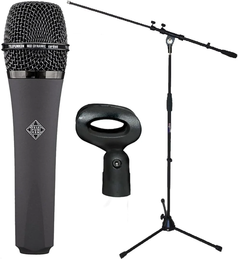 میکروفون داینامیک Telefunken M81 + پایه میکروفون MS106B