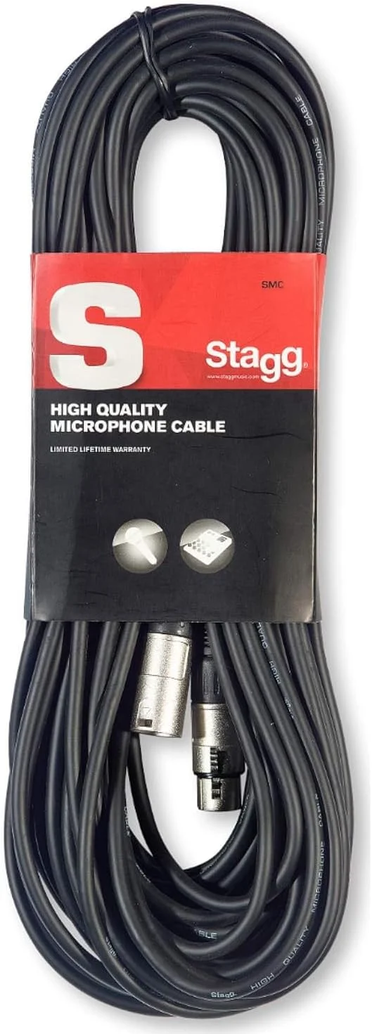 میکروفون داینامیک Shure SM58-S با کلید روشن/خاموش و کابل میکروفون Stagg SMC10 (10 متری، XLR مادگی به XLR نری) میکروفون داینامیک Shure SM58-S با کلید روشن/خاموش و کابل میکروفون Stagg SMC10 (10 متری، XLR مادگی به XLR نری)