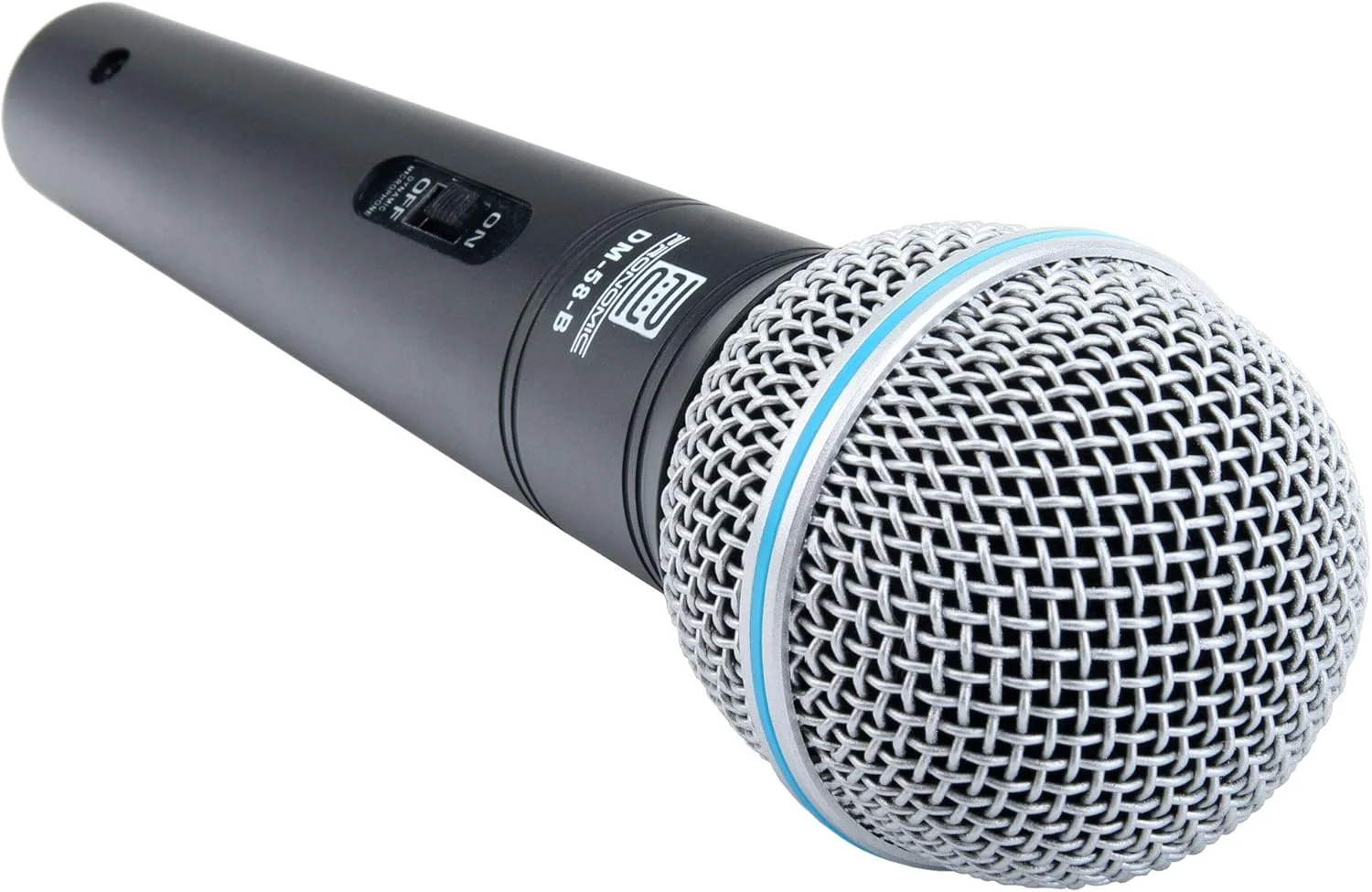 میکروفون وکال پرونومیک DM-58-B با کلید، ست 3 عددی به همراه 3 کابل XLR 5 متری با صدایی پرقدرت و گرم میکروفون وکال پرونومیک DM-58-B با کلید، ست 3 عددی به همراه 3 کابل XLR 5 متری با صدایی پرقدرت و گرم