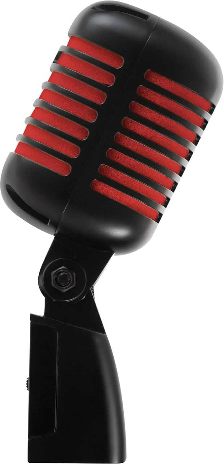 میکروفون داینامیک وینتیج Pronomic DM-66BK/RD میکروفون وکال رترو (پاسخ فرکانسی: 50-16.000 هرتز، بدنه دایکاست پایدار) مشکی/قرمز میکروفون داینامیک وینتیج Pronomic DM-66BK/RD میکروفون وکال رترو (پاسخ فرکانسی: 50-16.000 هرتز، بدنه دایکاست پایدار) مشکی/قرمز