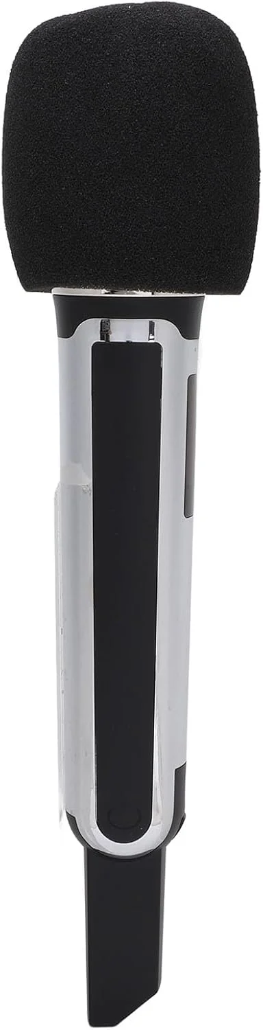 میکروفون دینامیک بی سیم حرفه ای Acouto با باتری قابل شارژ نوع C و برد 100 متری برای پخش زنده KTV میکروفون دینامیک بی سیم حرفه ای Acouto با باتری قابل شارژ نوع C و برد 100 متری برای پخش زنده KTV