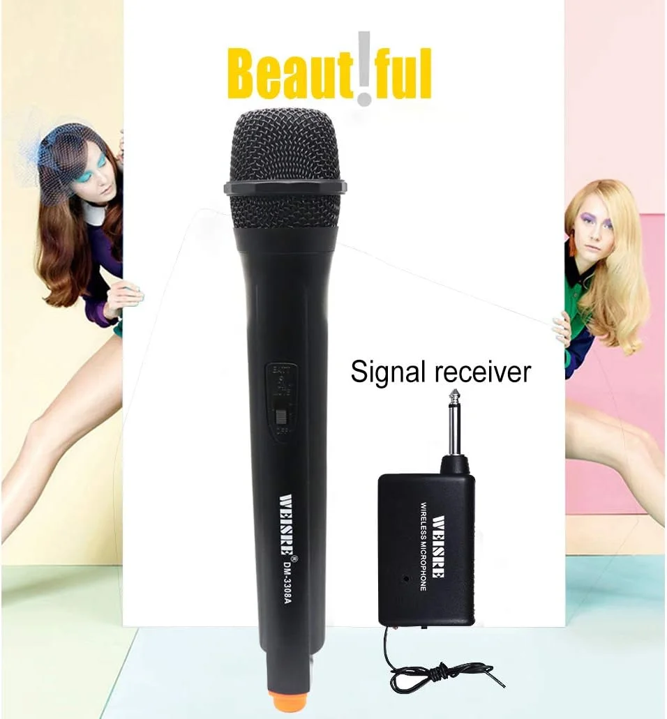 میکروفون آواز داینامیک QiCheng&LYS، میکروفون دستی یک جهته حرفه ای برای استیج، کارائوکه، ضبط آواز (DM-3308A) میکروفون آواز داینامیک QiCheng&LYS، میکروفون دستی یک جهته حرفه ای برای استیج، کارائوکه، ضبط آواز (DM-3308A)