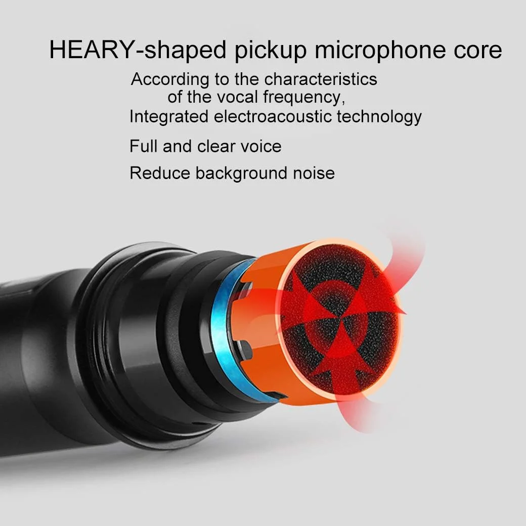 میکروفون آواز داینامیک QiCheng&LYS، میکروفون دستی یک جهته حرفه ای برای استیج، کارائوکه، ضبط آواز (DM-3308A) میکروفون آواز داینامیک QiCheng&LYS، میکروفون دستی یک جهته حرفه ای برای استیج، کارائوکه، ضبط آواز (DM-3308A)