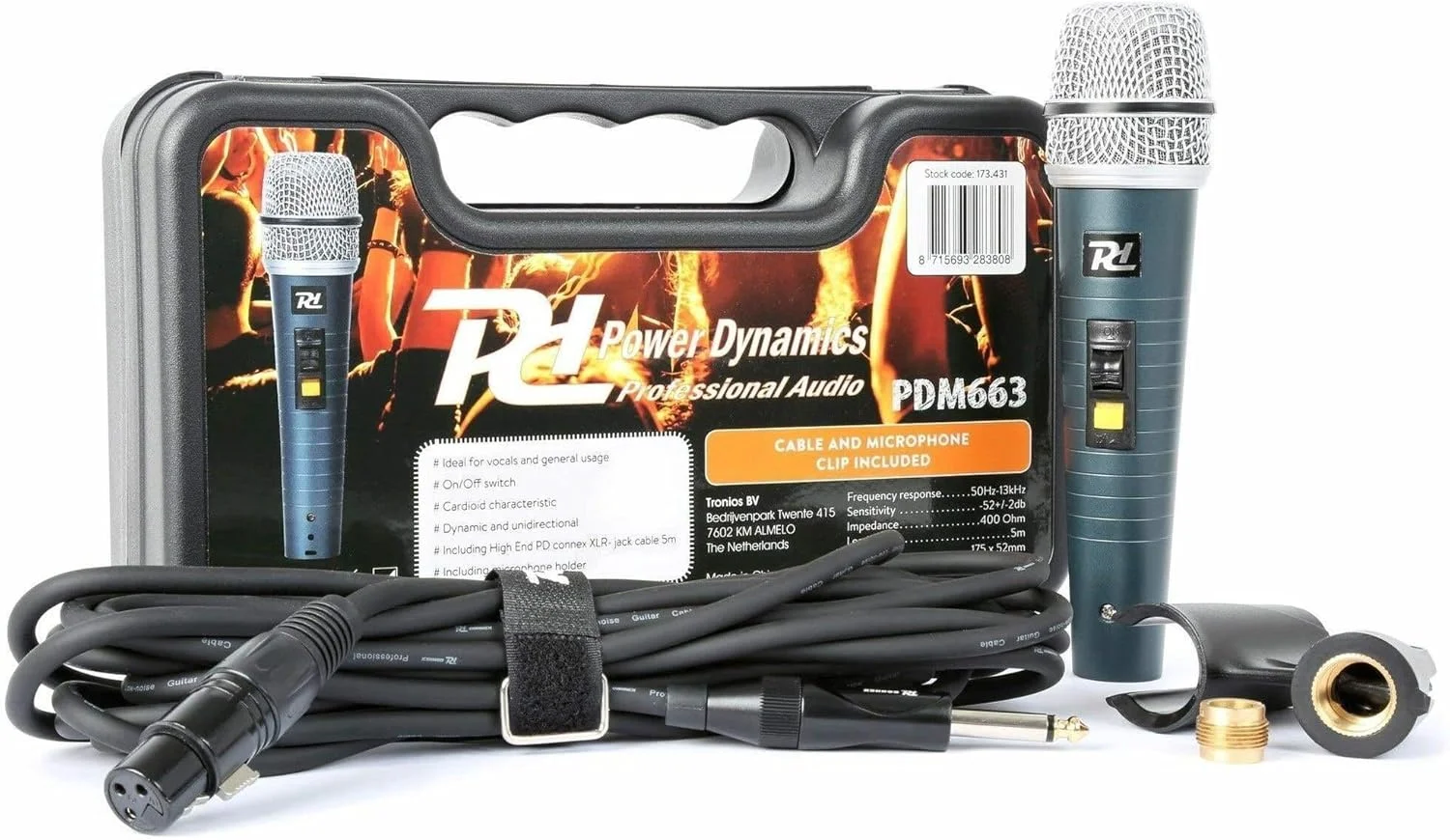 میکروفون داینامیک حرفه ای پاور داینامیکس PDM663