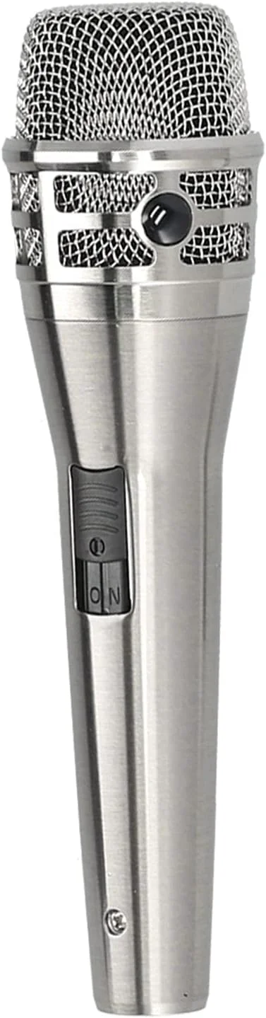 میکروفون دینامیک سیمی ASHATA، میکروفون دینامیک خانگی با الگوی قطبی کاردیوئید برای آواز خواندن، میکروفون دستی سیمی با کلید روشن/خاموش برای آواز خواندن میکروفون دینامیک سیمی ASHATA، میکروفون دینامیک خانگی با الگوی قطبی کاردیوئید برای آواز خواندن، میکروفون دستی سیمی با کلید روشن/خاموش برای آواز خواندن