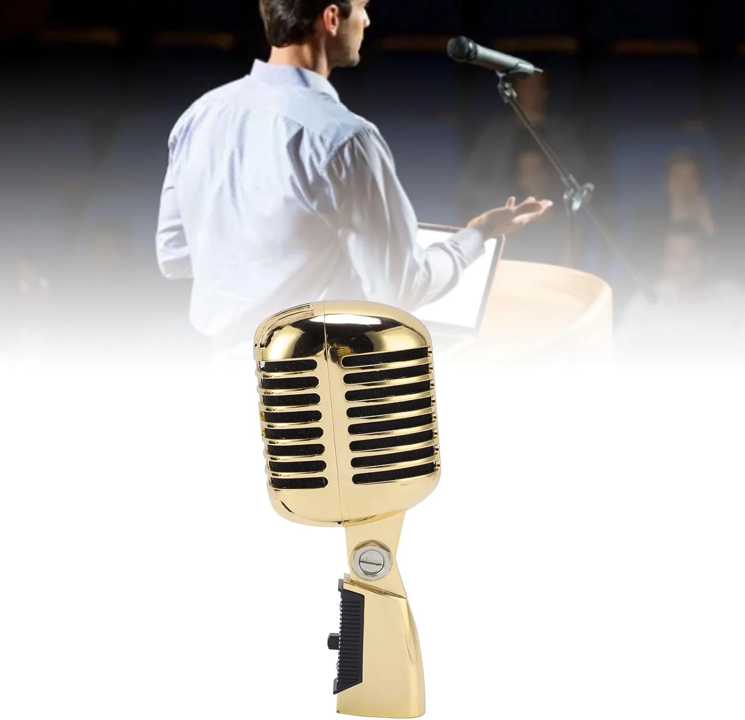 میکروفون داینامیک، میکروفون کاردیوئید برای اجرای صحنه KTV (طلایی)