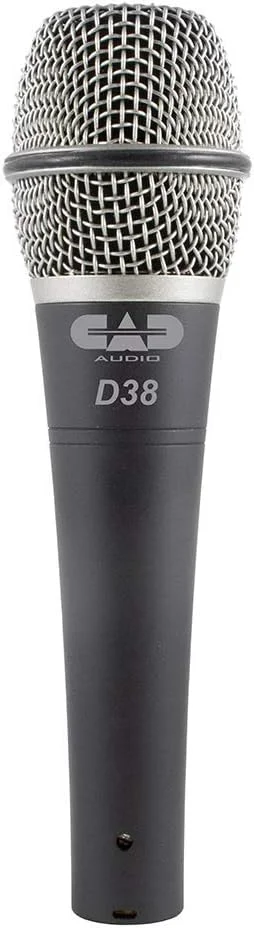 ست ۳ عددی میکروفون دستی داینامیک CAD Live D38X3، بهینه شده برای آواز زنده، با فیدبک کم و مقاوم (XLR)، شامل گیره و جعبه پلاستیکی