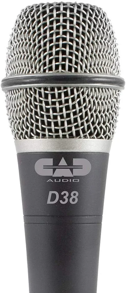 ست ۳ عددی میکروفون دستی داینامیک CAD Live D38X3، بهینه شده برای آواز زنده، با فیدبک کم و مقاوم (XLR)، شامل گیره و جعبه پلاستیکی ست ۳ عددی میکروفون دستی داینامیک CAD Live D38X3، بهینه شده برای آواز زنده، با فیدبک کم و مقاوم (XLR)، شامل گیره و جعبه پلاستیکی