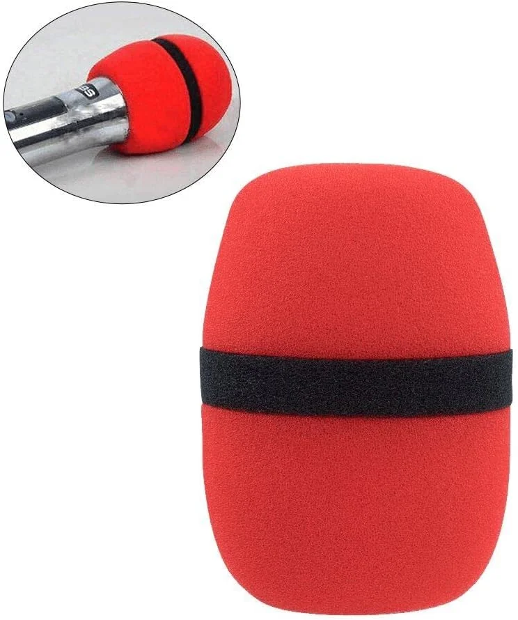 روکش فوم میکروفون - 4 عدد روکش رنگارنگ میکروفون - محافظ گرد و غبار میکروفون - کلاهک اسفنجی روکش فوم میکروفون - 4 عدد روکش رنگارنگ میکروفون - محافظ گرد و غبار میکروفون - کلاهک اسفنجی