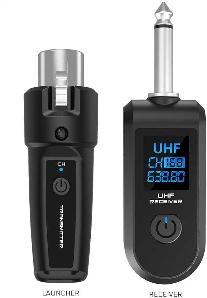 آداپتور XLR بی سیم UHF، فرستنده، گیرنده، مجموعه میکروفون برای میکروفون، میکسر صدا، میکسر صدا، گیتار الکتریک، باس (1 عدد 1) آداپتور XLR بی سیم UHF، فرستنده، گیرنده، مجموعه میکروفون برای میکروفون، میکسر صدا، میکسر صدا، گیتار الکتریک، باس (1 عدد 1)
