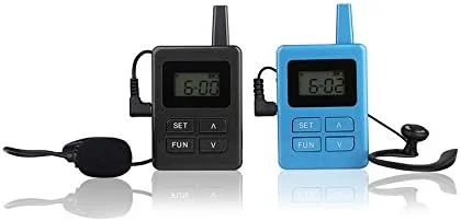 سیستم راهنمای تور بیسیم با کیفیت صدای بالا (2 فرستنده + 10 گیرنده) سیستم راهنمای تور بیسیم با کیفیت صدای بالا (2 فرستنده + 10 گیرنده)