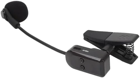 میکروفون ساز بادی بی‌سیم، میکروفون ساکسیفون، گیرنده و فرستنده بی‌سیم، برد 40 متری، Plug & Play، برای ترومپت، کلارینت، ویولن سل