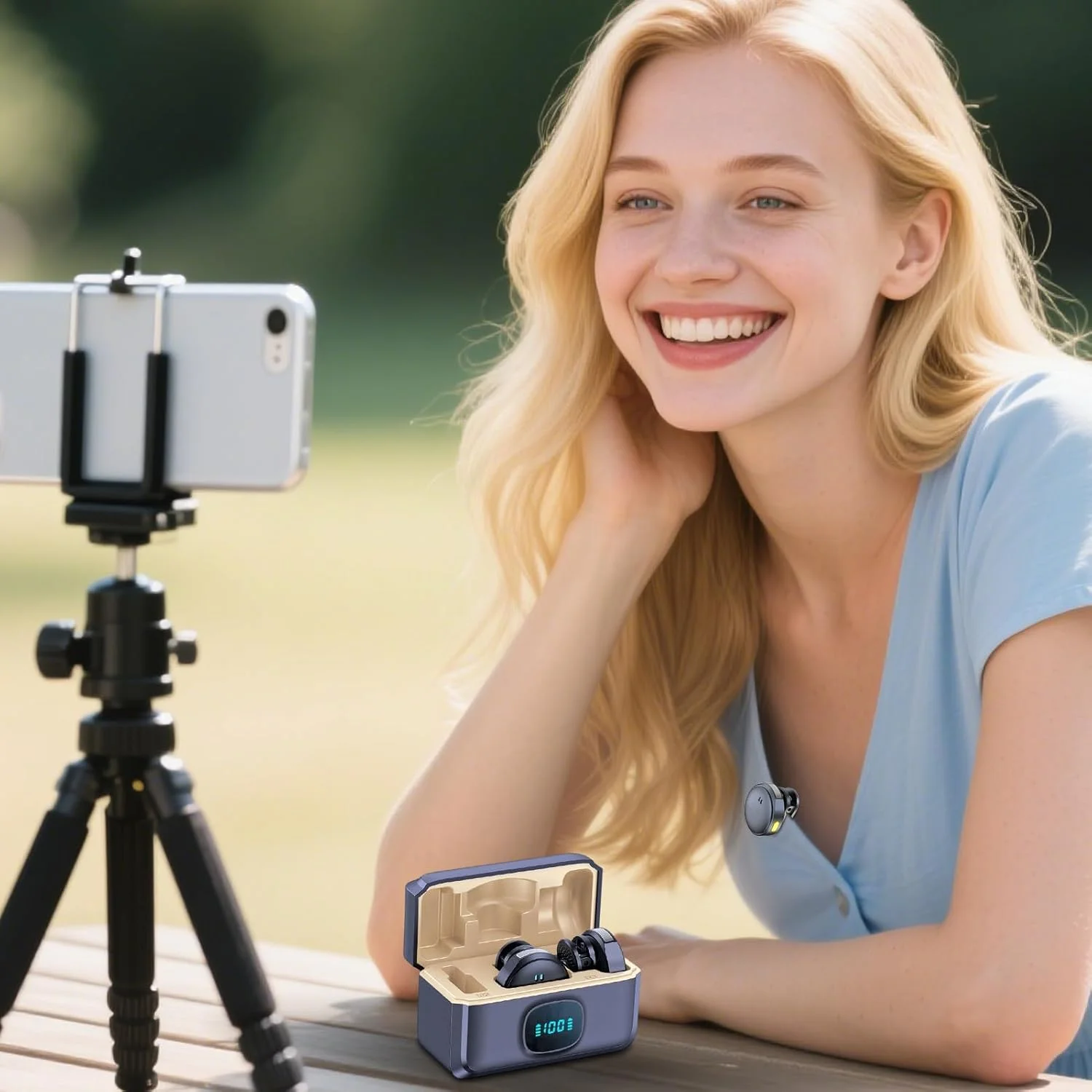 میکروفون برای گوشی هوشمند - میکروفون گیره ای یقه ای | میکروفون لاوالیر با قابلیت حذف نویز برای رسانه های اجتماعی، آواز، موسیقی، ضبط صدا و تولید محتوای ویدیویی زنده میکروفون برای گوشی هوشمند - میکروفون گیره ای یقه ای | میکروفون لاوالیر با قابلیت حذف نویز برای رسانه های اجتماعی، آواز، موسیقی، ضبط صدا و تولید محتوای ویدیویی زنده