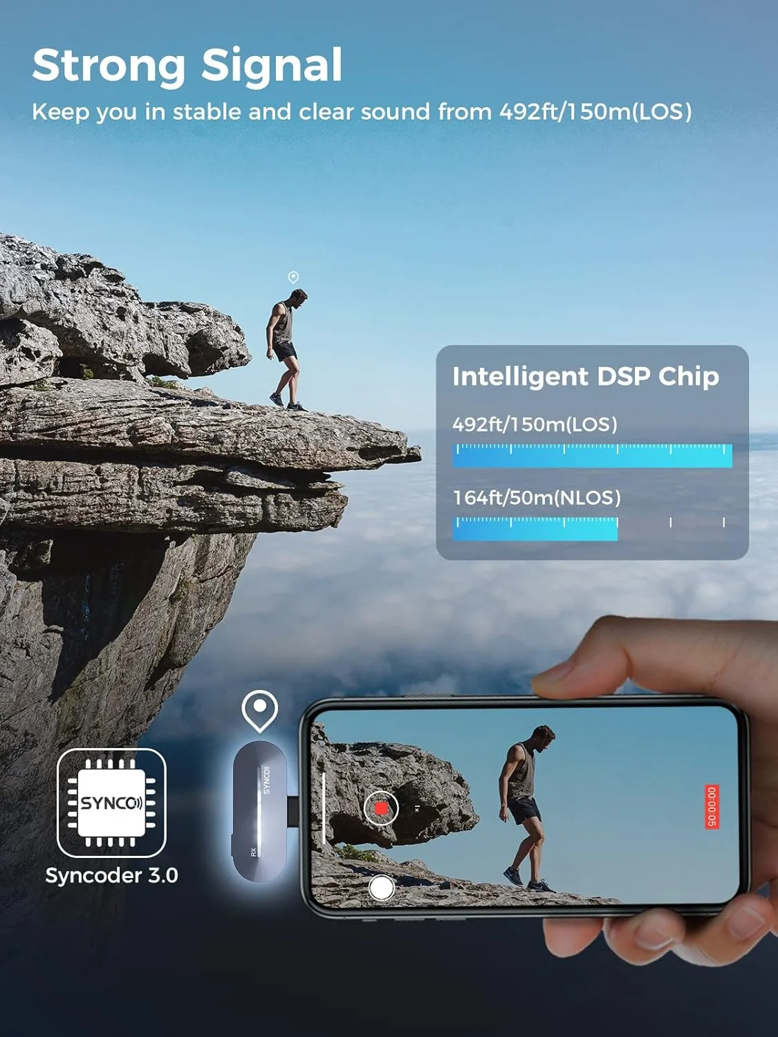 میکروفون یقهای بیسیم SYNCO، مدل P1L 2.4GHz، میکروفون بیسیم گوشی هوشمند با جعبه شارژ، Plug & Play برای آیفون، آیپد، یوتیوب، ولاگ، میکروفون یقهای بیسیم گوشی میکروفون یقهای بیسیم SYNCO، مدل P1L 2.4GHz، میکروفون بیسیم گوشی هوشمند با جعبه شارژ، Plug & Play برای آیفون، آیپد، یوتیوب، ولاگ، میکروفون یقهای بیسیم گوشی