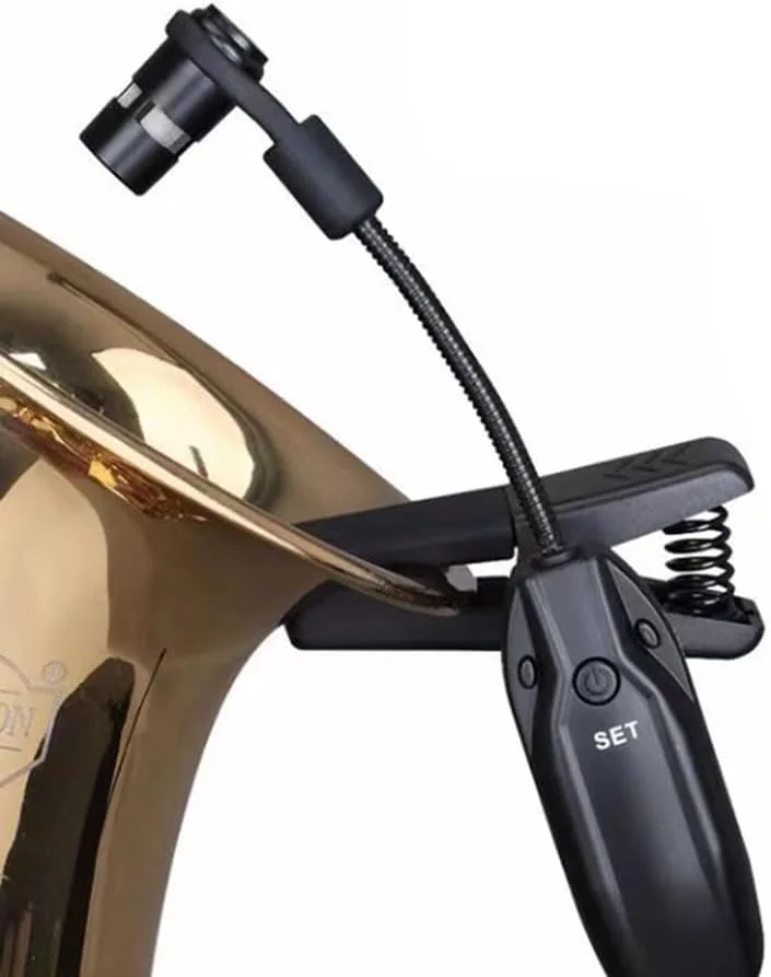 سیستم فرستنده و گیرنده میکروفون ساکسیفون SPORTARC برای ترومپت ساکسیفون، فیش 6.35 و 3.5 میلی‌متری (W7 F1)