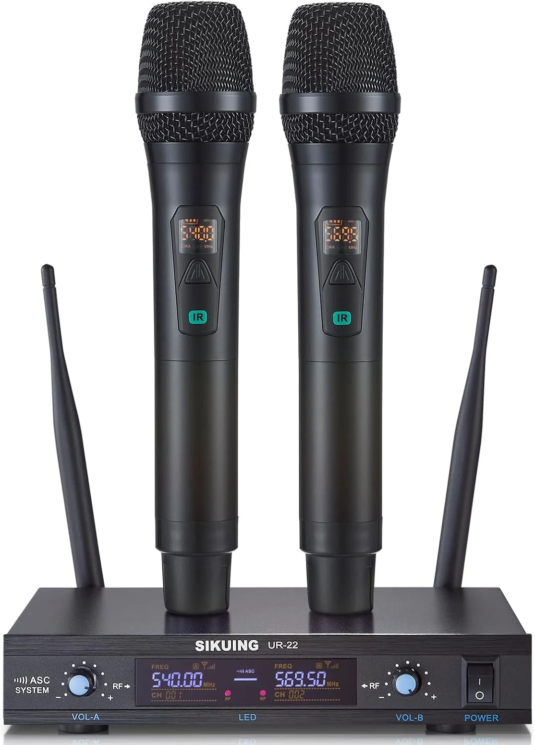 میکروفون بی‌سیم مدل UHF دو کاناله