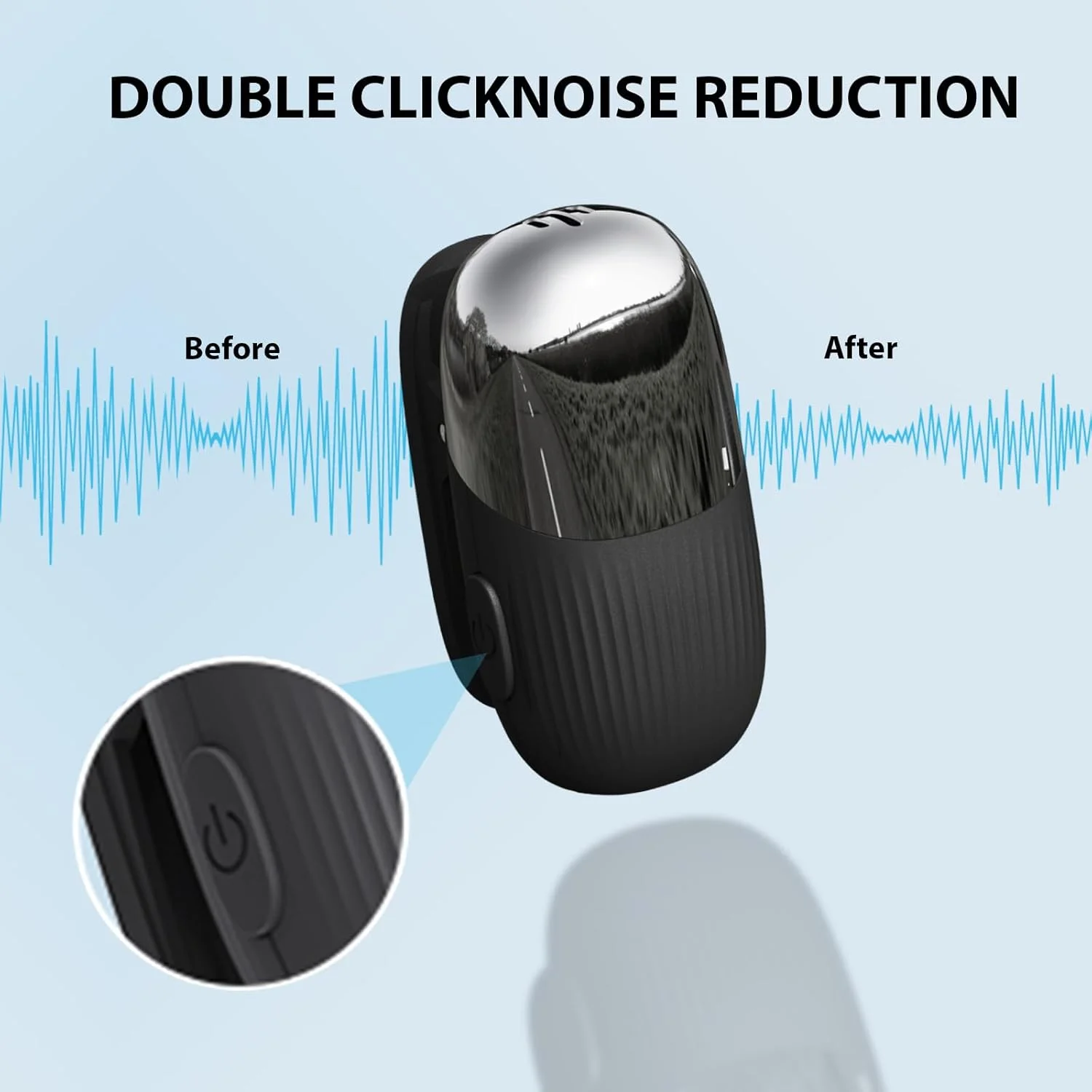 میکروفون یقهای بیسیم حرفهای Pilipane، مجموعه میکروفون دوتایی با کیفیت صدای Hi-Fi، کاهش نویز، فناوری بیسیم 2.4 گیگاهرتز - اتصال و پخش برای پخش زنده - فضای باز - (مشکی) میکروفون یقهای بیسیم حرفهای Pilipane، مجموعه میکروفون دوتایی با کیفیت صدای Hi-Fi، کاهش نویز، فناوری بیسیم 2.4 گیگاهرتز - اتصال و پخش برای پخش زنده - فضای باز - (مشکی)