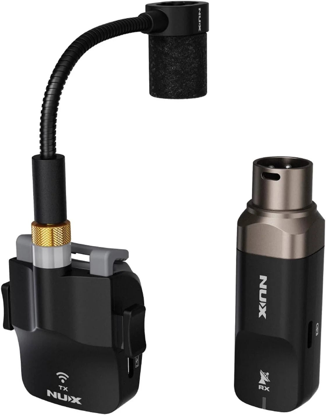 سیستم میکروفون بی‌سیم ساکسیفون Nux B6 + دستمال پولیش keepdrum