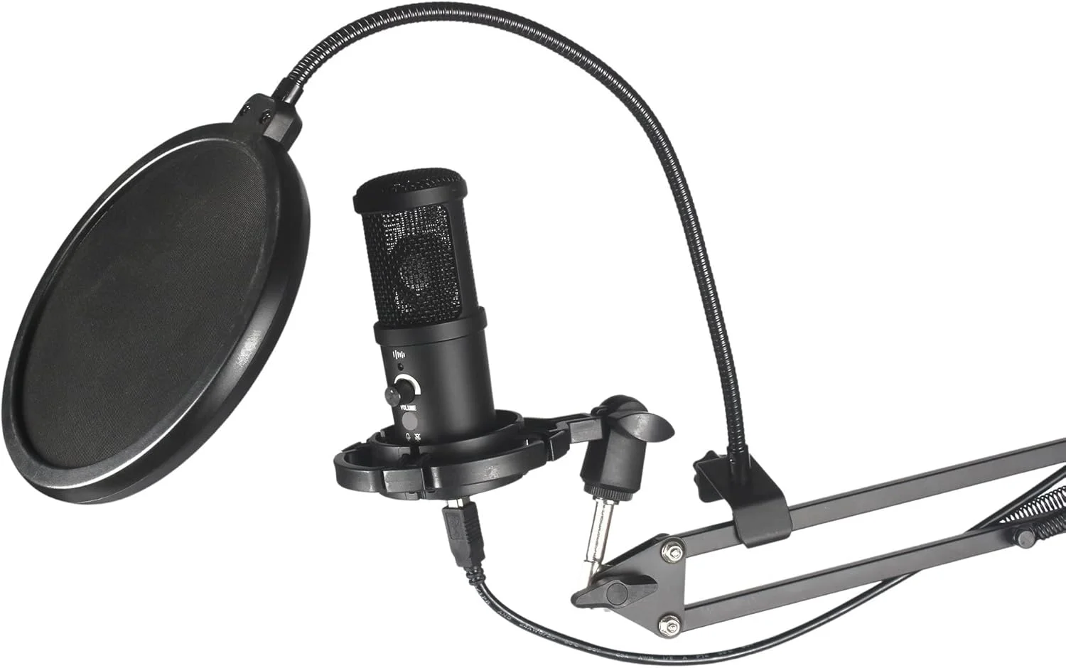 کیت پادکست MyStudio، تجهیزات کامل شامل میکروفون و هدفون کیت پادکست MyStudio، تجهیزات کامل شامل میکروفون و هدفون