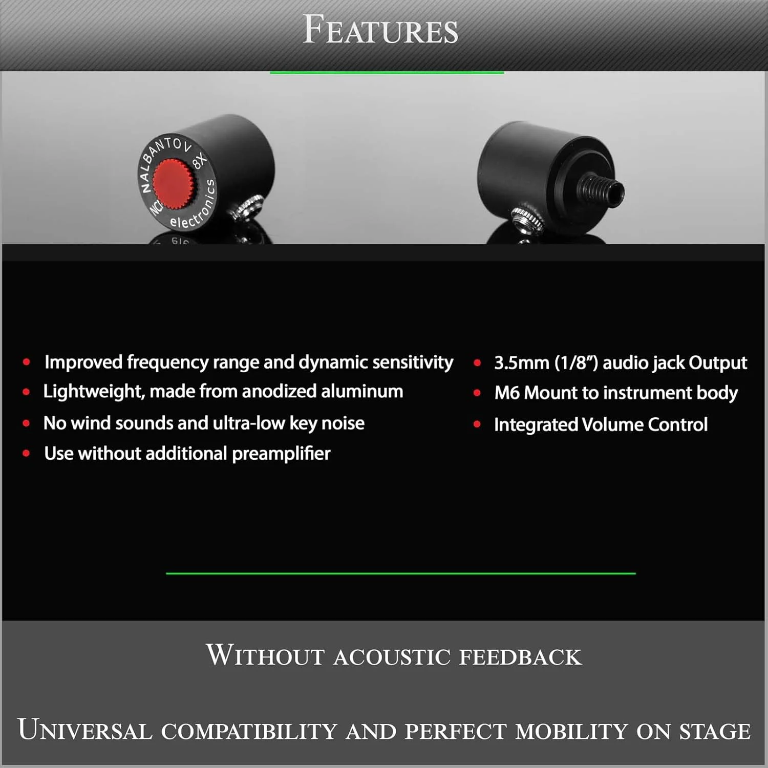 میکروفون کلارینت NCM 8X SC به همراه NK5 برای بوفه کرامپون توسکا میکروفون کلارینت NCM 8X SC به همراه NK5 برای بوفه کرامپون توسکا