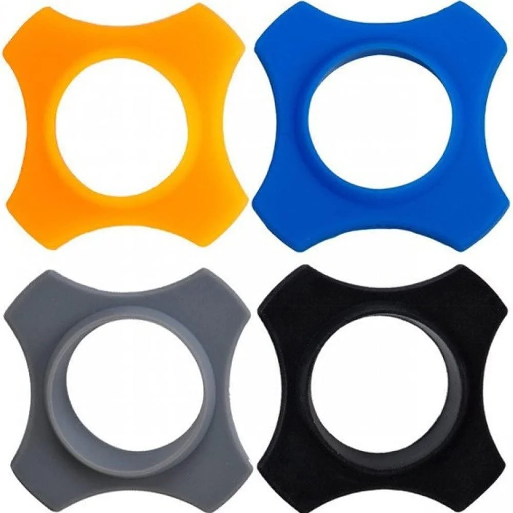 حلقه محافظ میکروفون، 4 عدد حلقه ضد غلتش برای میکروفون دستی بی سیم، حلقه میکروفون، آستین محافظ ضد لغزش برای میکروفون بی سیم