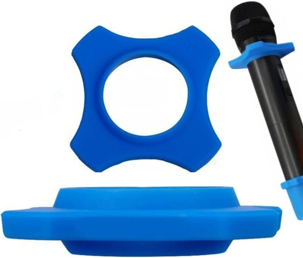 2 عدد حلقه سیلیکونی ضد لغزش میکروفون بی سیم، حلقه محافظ میکروفون برای دستگاه میکروفون