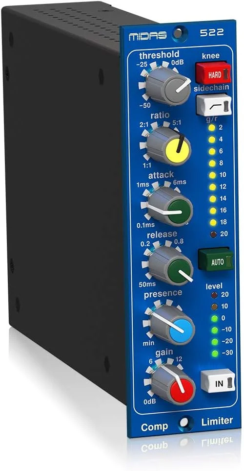 کمپرسور/لیمیتر سری 500 مدل 522 V2 با کنترل حضور پویا کمپرسور/لیمیتر سری 500 مدل 522 V2 با کنترل حضور پویا